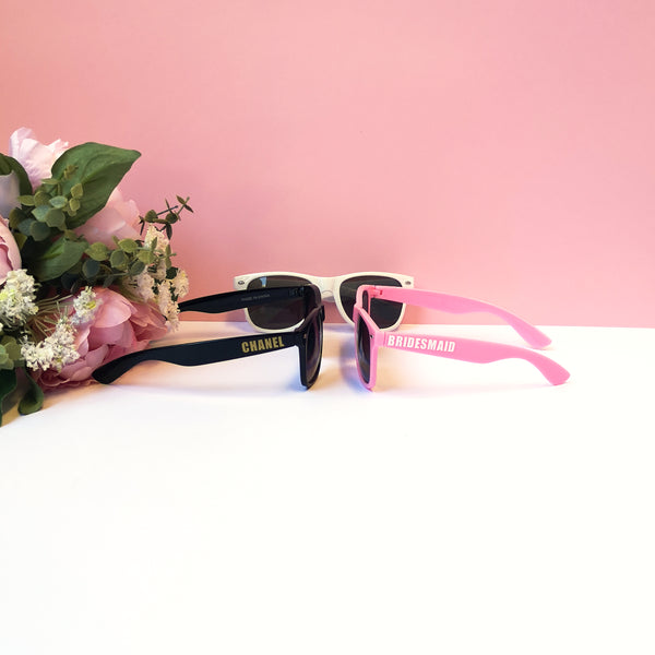 Custom Sunglasses - Perfect for Bachelorette Parties or Weddings