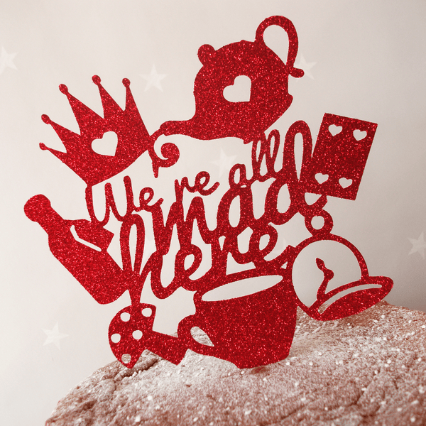 Alice in Wonderland Cake Topper Cake Toppers ChibiChiDesign