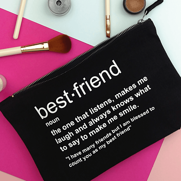 Best Friend Makeup Bag - Personalized Custom Gift