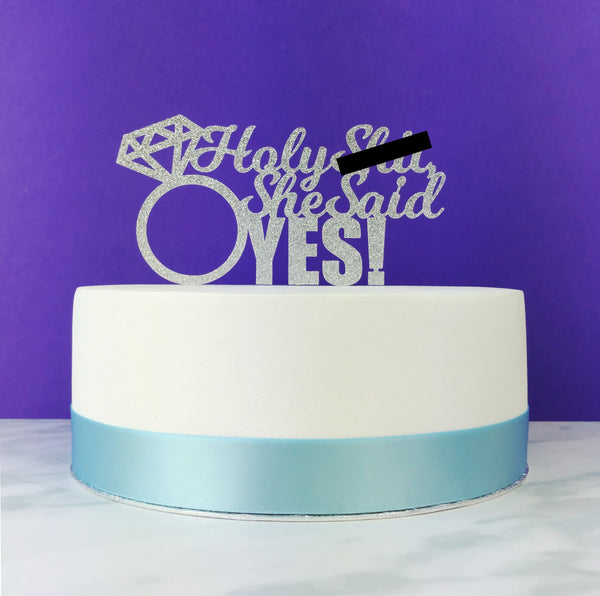 Cheeky Engagement Cake Topper - Perfect for Couples