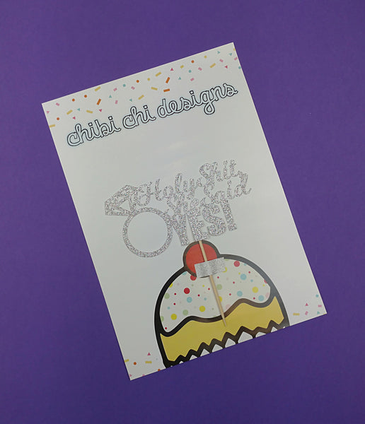Cheeky Engagement Cake Topper Cake Toppers ChibiChiDesign