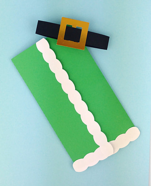 Santa Claus and Elf Gift Card Holder - Christmas Money Card