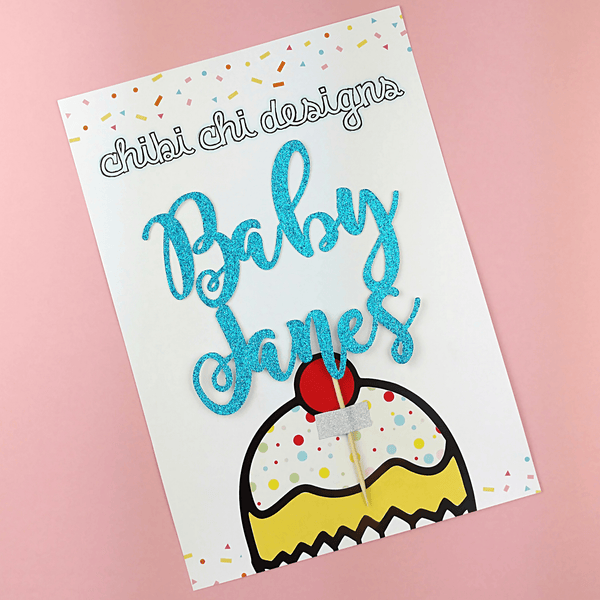Alice in Wonderland Cake Topper - Whimsical Decoration