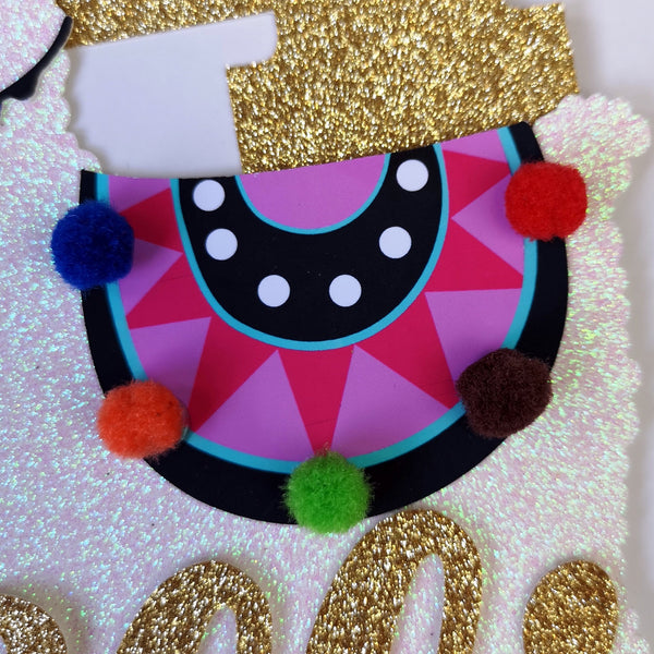 Custom Name Llama Cake Topper Name Cake Toppers ChibiChiDesign