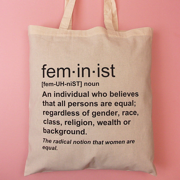 Feminist Tote Bag - Reusable Shopping Bag for Women Empowerment
