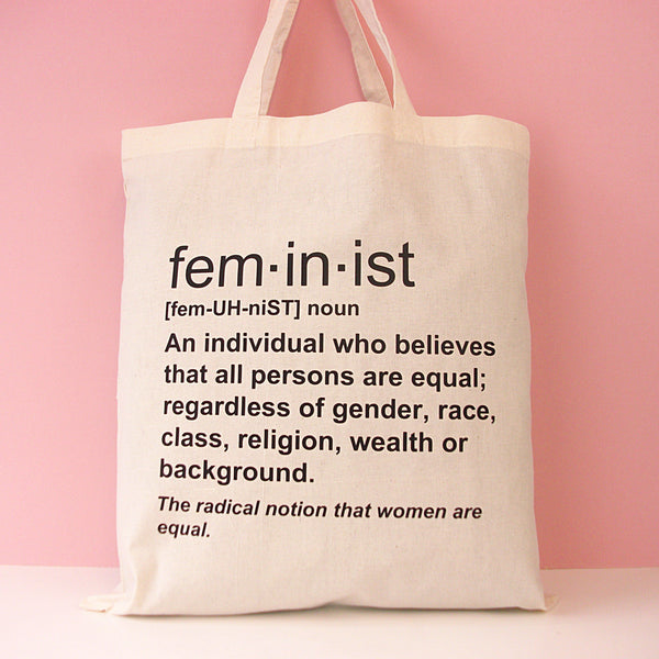 Feminist Tote Bag - Reusable Shopping Bag for Women Empowerment
