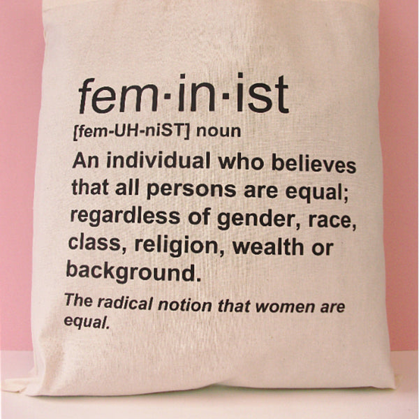 Feminist Tote Bag - Reusable Shopping Bag for Women Empowerment