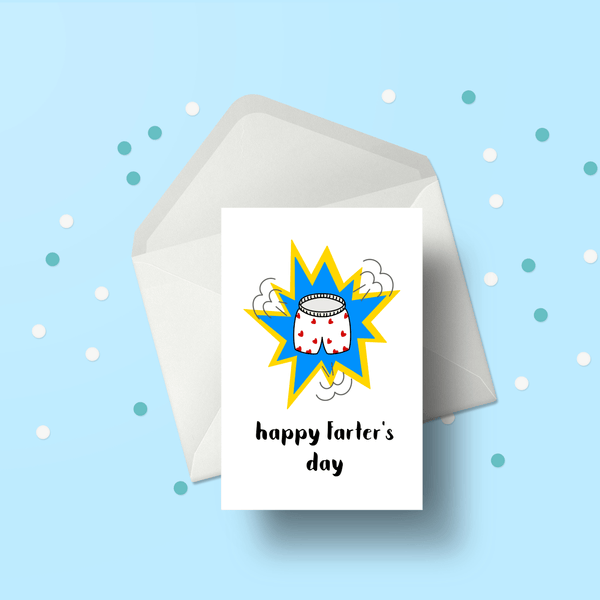 Funny Father's Day - Farter's Day Card Cards Chibi Chi Designs