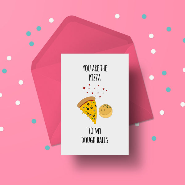 Funny Valentines card for Pizza Lovers Cards Chibi Chi Designs