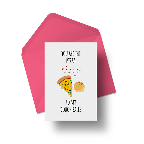 Funny Valentines card for Pizza Lovers Cards Chibi Chi Designs