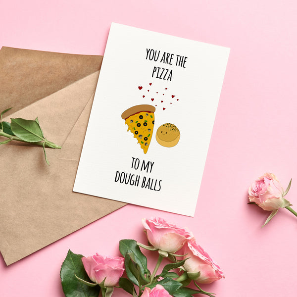 Funny Valentines card for Pizza Lovers Cards Chibi Chi Designs