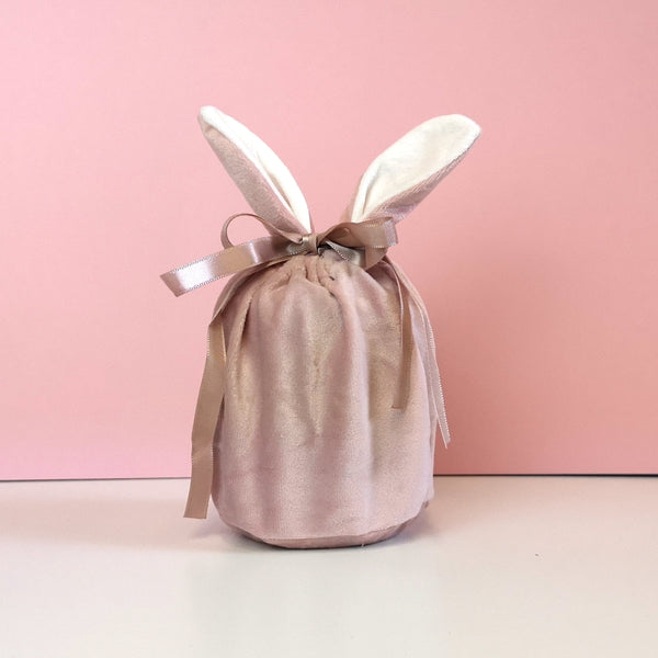 Personalised Easter Bunny Fabric Gift Bag Tote Bags ChibiChiDesign