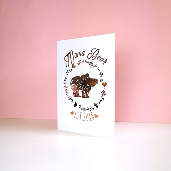 Personalised Mothers Day Mama Bear Gift Set Chibi Chi Designs