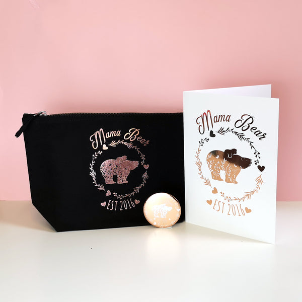 Personalised Mothers Day Mama Bear Gift Set Chibi Chi Designs