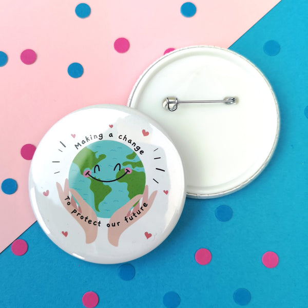 Save the plant badge Badges ChibiChiDesign