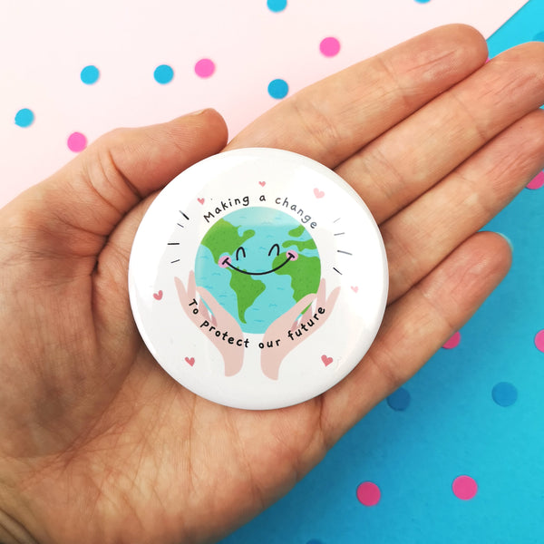 Save the plant badge Badges ChibiChiDesign