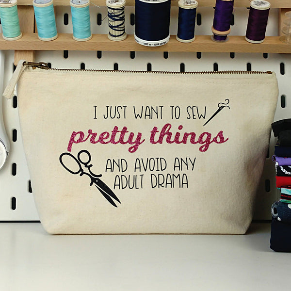 Sewing Notions Bag Accessory Bag ChibiChiDesign