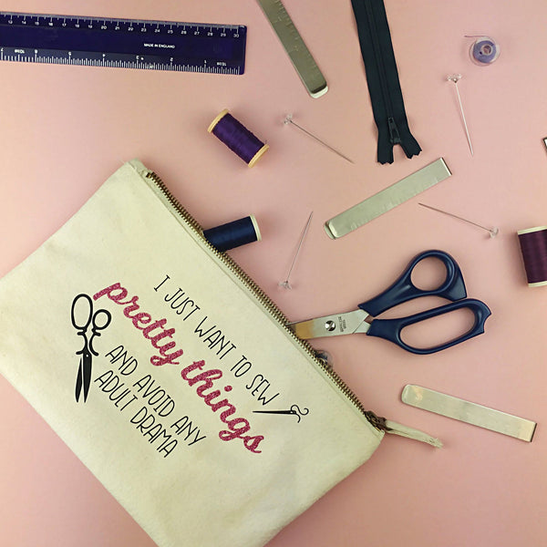 Sewing Notions Bag Accessory Bag ChibiChiDesign