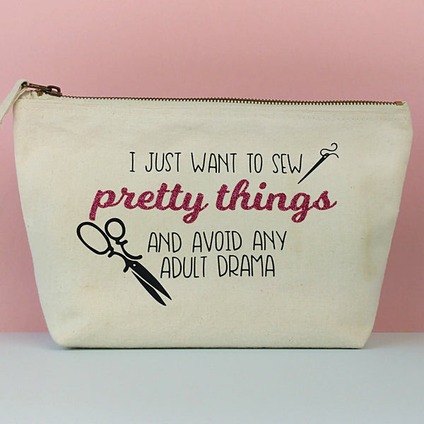 Sewing Notions Bag Accessory Bag ChibiChiDesign