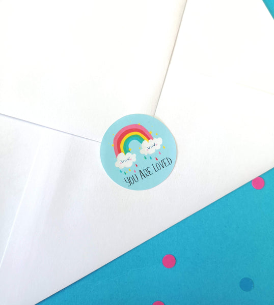 Thinking of You Card and Pocket Mirror Gift Badges Chibi Chi Designs