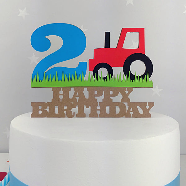 Tractor Cake Topper Cake Toppers ChibiChiDesign