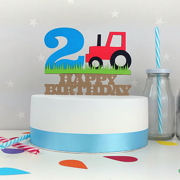 Tractor Cake Topper Cake Toppers ChibiChiDesign