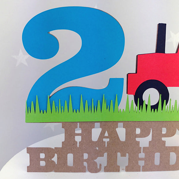 Tractor Cake Topper Cake Toppers ChibiChiDesign