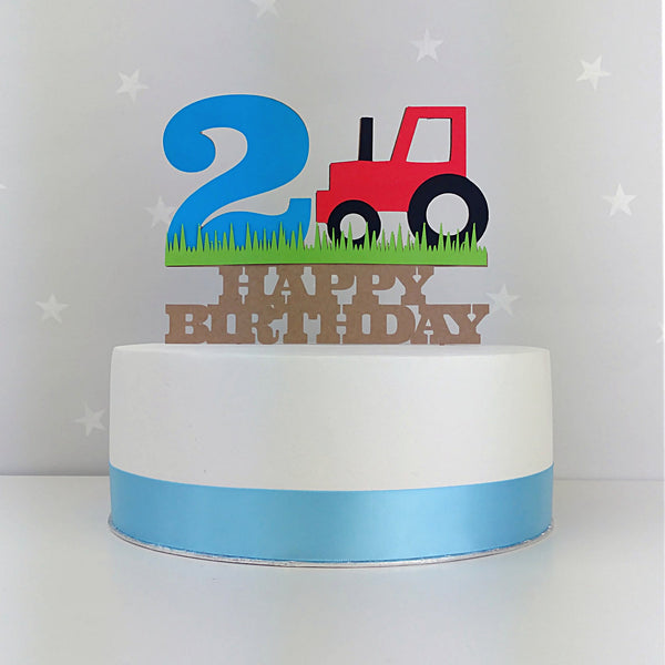 Tractor Cake Topper Cake Toppers ChibiChiDesign