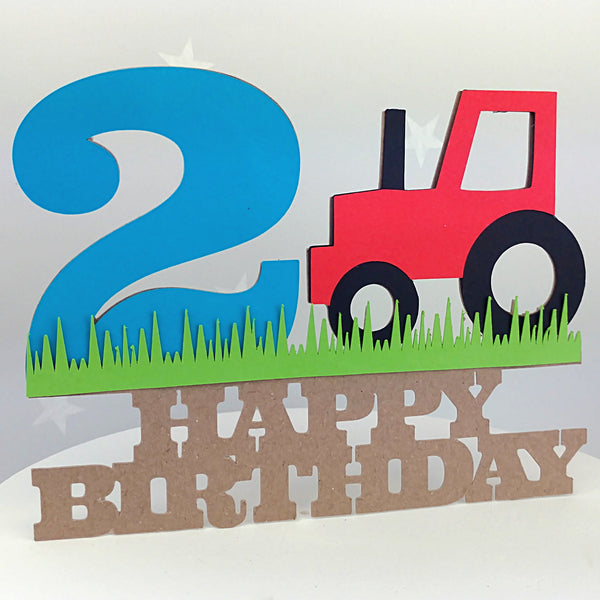 Tractor Cake Topper Cake Toppers ChibiChiDesign