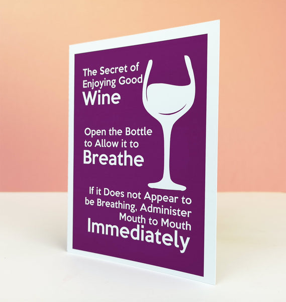 Wine Cards, Funny Birthday Cards, Best Friend Birthday Card ChibiChiDesign