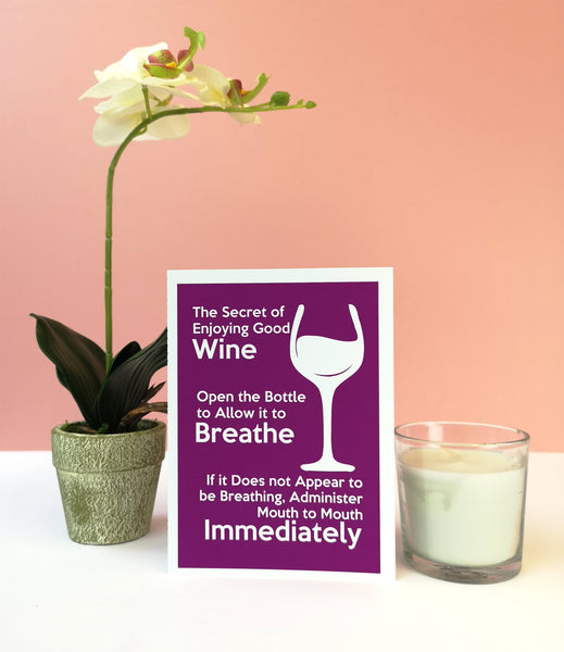 Wine Cards, Funny Birthday Cards, Best Friend Birthday Card ChibiChiDesign
