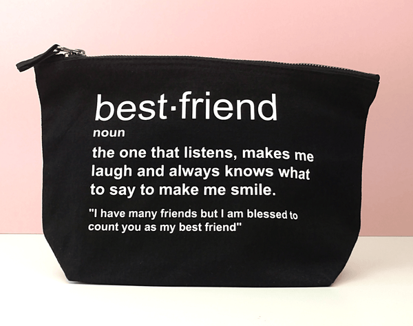 Best Friend Makeup Bag - Personalized Custom Gift