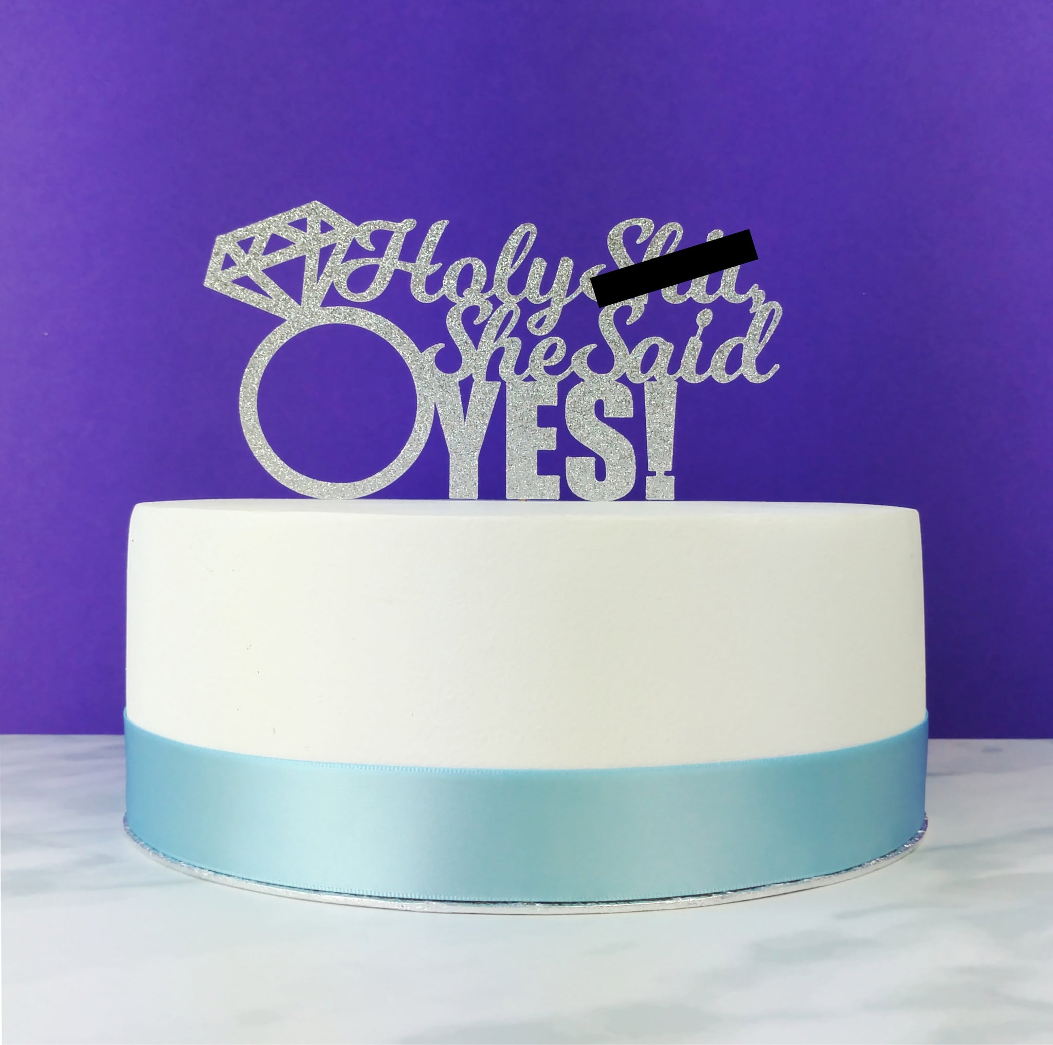 Just Engaged Cake Topper - Creative Gift Ideas