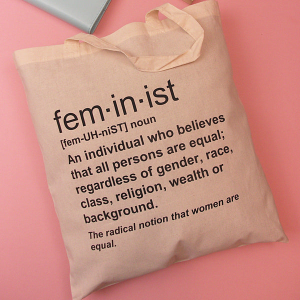 Feminist Tote Bag - Reusable Shopping Bag for Women Empowerment