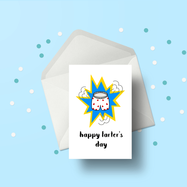 Funny Father's Day - Farter's Day Card Cards Chibi Chi Designs 